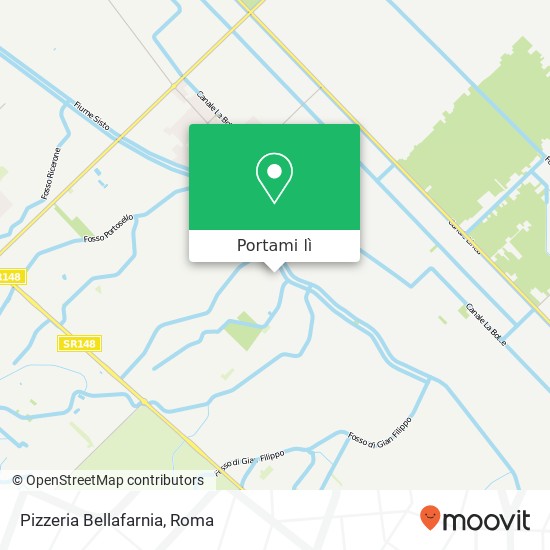 Mappa Pizzeria Bellafarnia