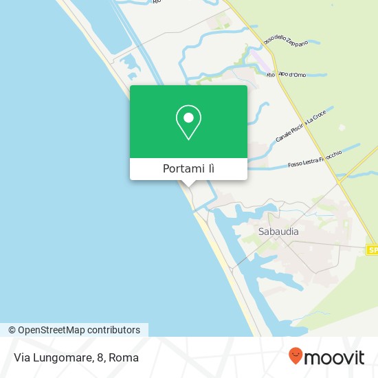 Mappa Via Lungomare, 8