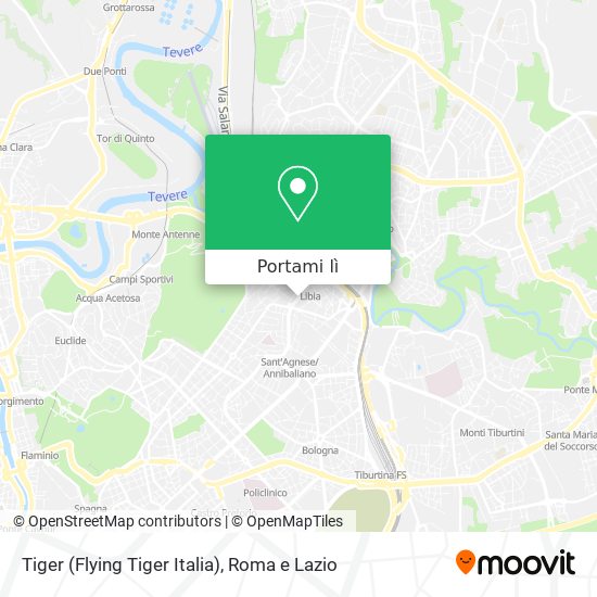 Mappa Tiger (Flying Tiger Italia)