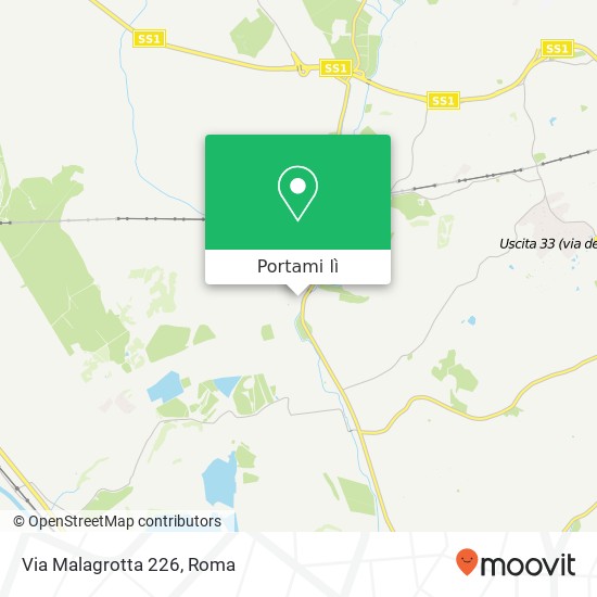 Mappa Via Malagrotta 226