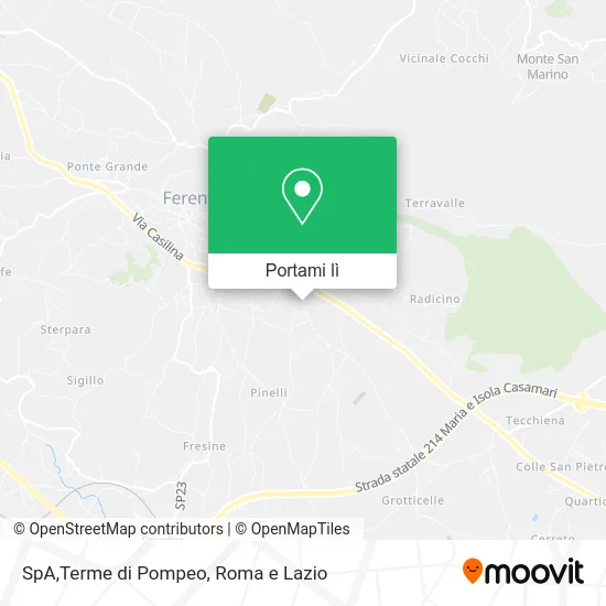 Mappa SpA,Terme di Pompeo