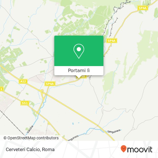 Mappa Cerveteri Calcio