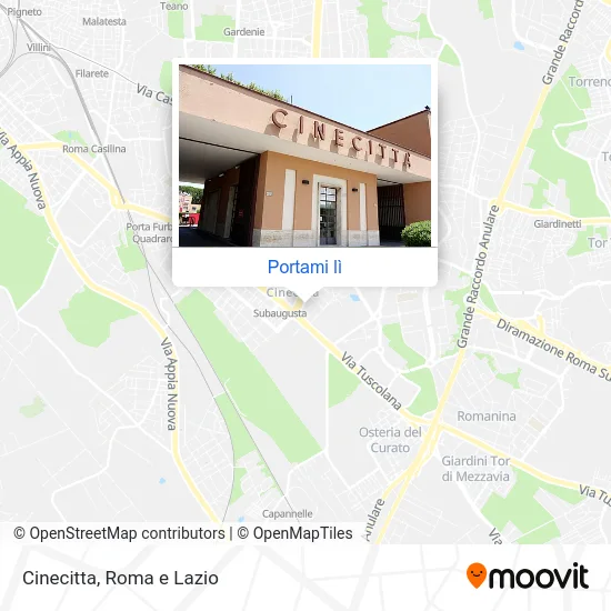 Mappa Cinecitta