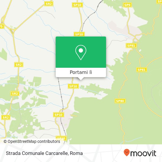 Mappa Strada Comunale Carcarelle