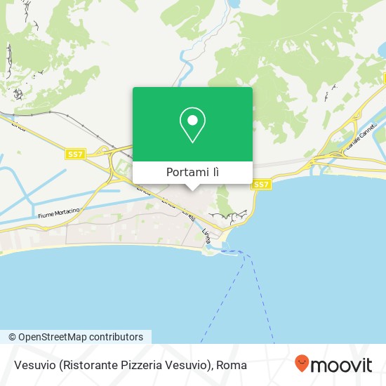 Mappa Vesuvio (Ristorante Pizzeria Vesuvio)