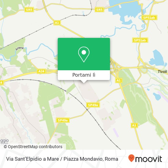Mappa Via Sant'Elpidio a Mare / Piazza Mondavio