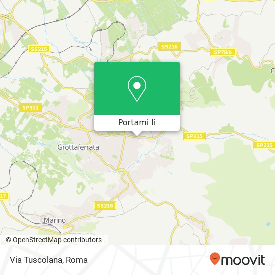 Mappa Via Tuscolana