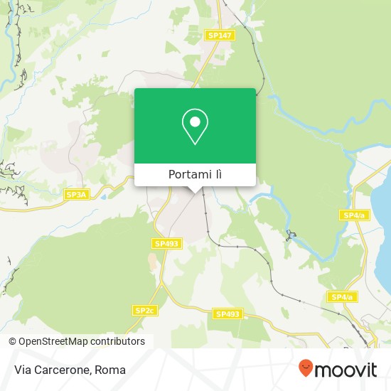 Mappa Via Carcerone