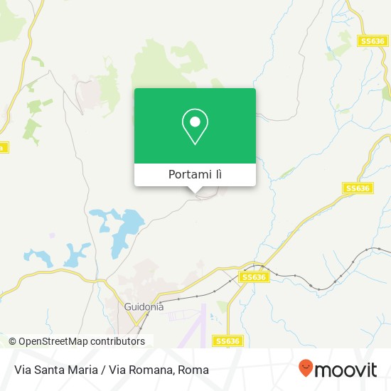 Mappa Via Santa Maria / Via Romana