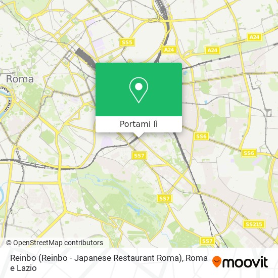 Mappa Reinbo (Reinbo - Japanese Restaurant Roma)