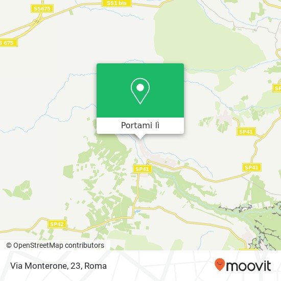 Mappa Via Monterone, 23