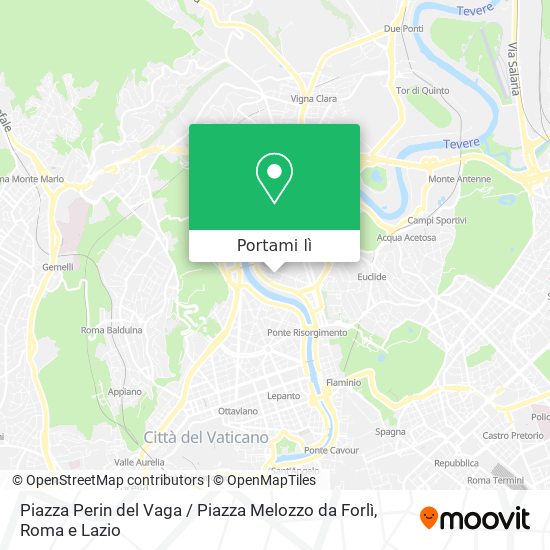 Mappa Piazza Perin del Vaga / Piazza Melozzo da Forlì