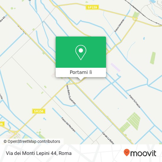 Mappa Via dei Monti Lepini 44