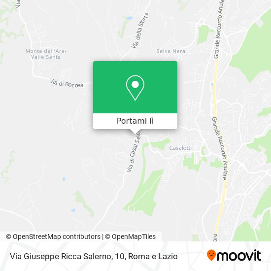 Mappa Via Giuseppe Ricca Salerno, 10