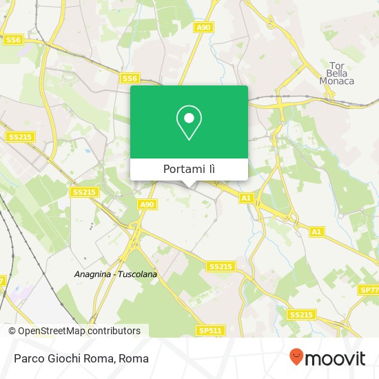 Mappa Parco Giochi Roma