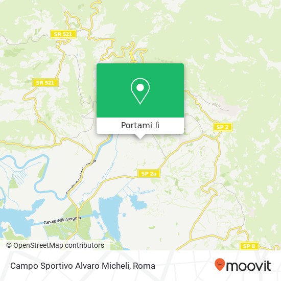 Mappa Campo Sportivo Alvaro Micheli