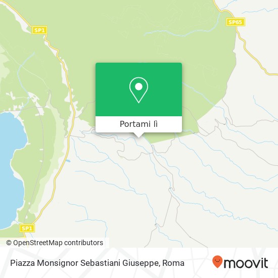 Mappa Piazza Monsignor Sebastiani Giuseppe