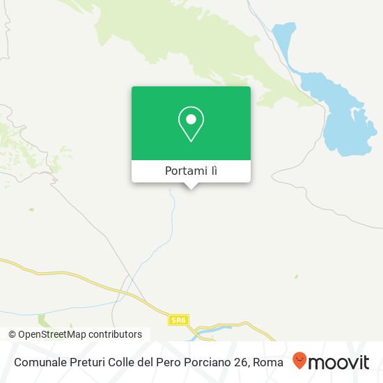 Mappa Comunale Preturi Colle del Pero Porciano 26