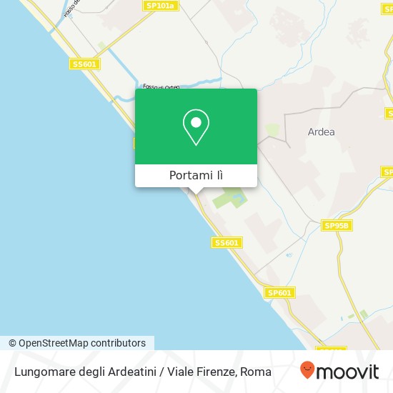 Mappa Lungomare degli Ardeatini / Viale Firenze