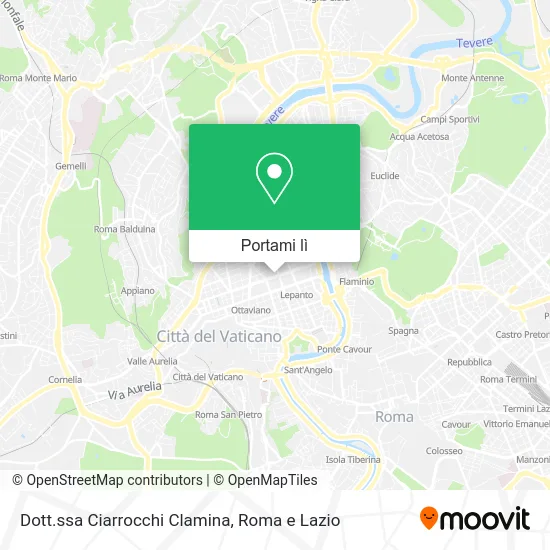 Mappa Dott.ssa Ciarrocchi Clamina