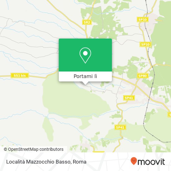 Mappa Località Mazzocchio Basso