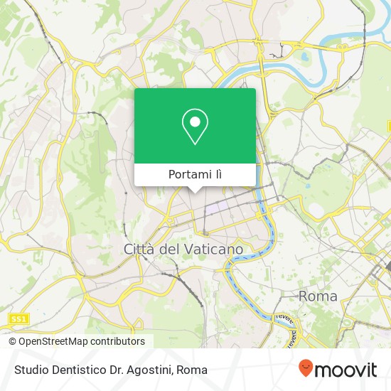 Mappa Studio Dentistico Dr. Agostini