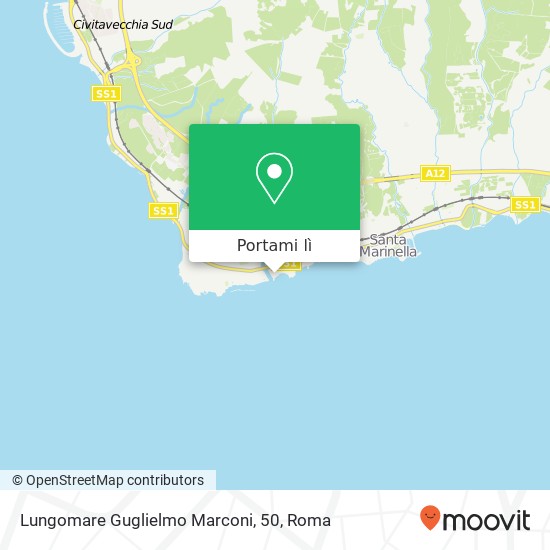 Mappa Lungomare Guglielmo Marconi, 50