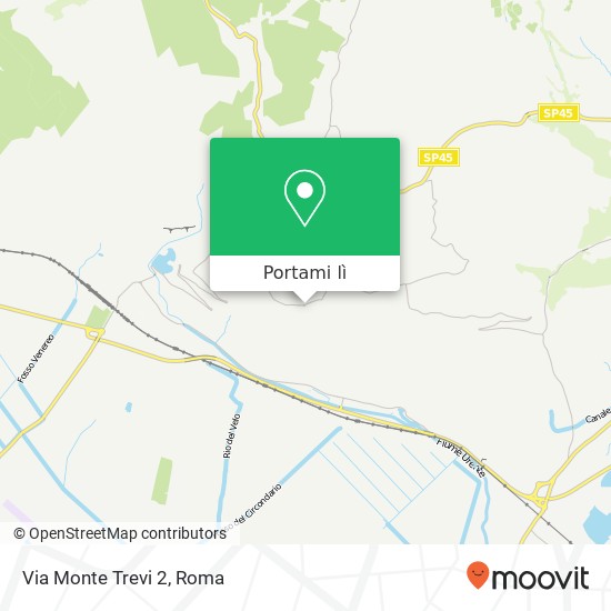 Mappa Via Monte Trevi 2