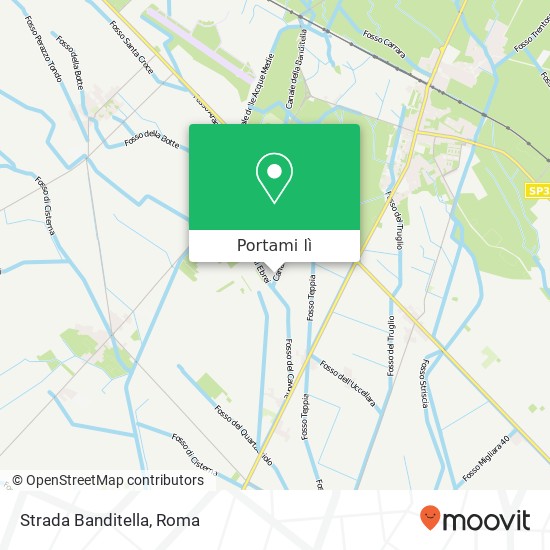 Mappa Strada Banditella