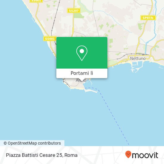 Mappa Piazza Battisti Cesare 25