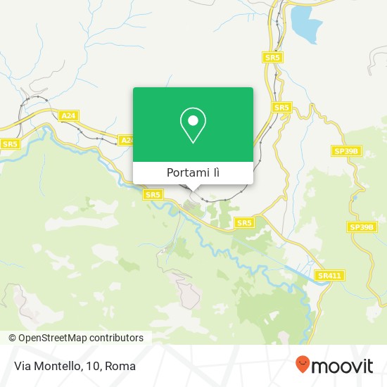 Mappa Via Montello, 10