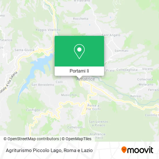 Mappa Agriturismo Piccolo Lago