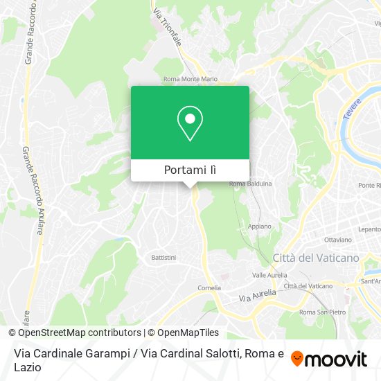 Mappa Via Cardinale Garampi / Via Cardinal Salotti