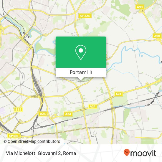 Mappa Via Michelotti Giovanni 2