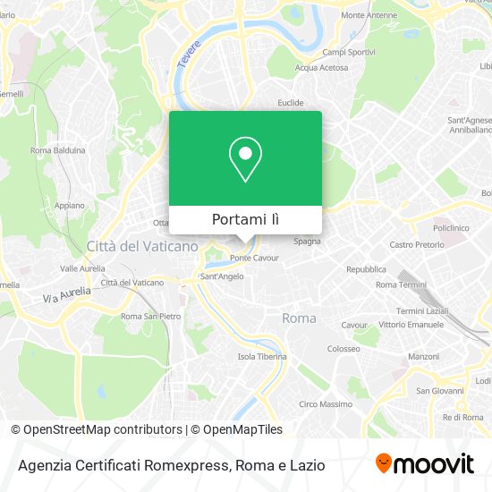 Mappa Agenzia Certificati Romexpress