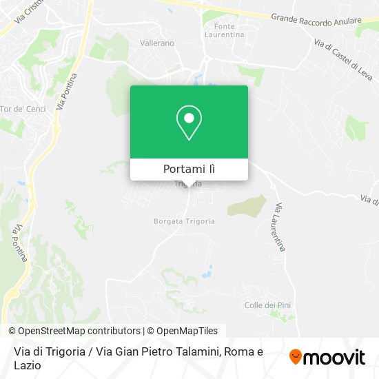 Mappa Via di Trigoria / Via Gian Pietro Talamini