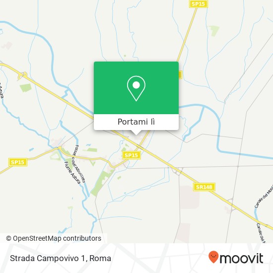 Mappa Strada Campovivo 1