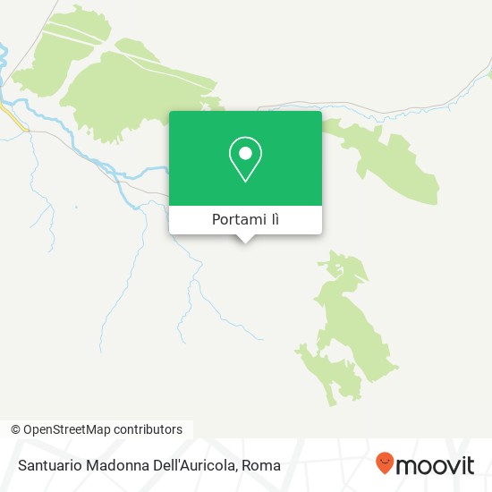 Mappa Santuario Madonna Dell'Auricola