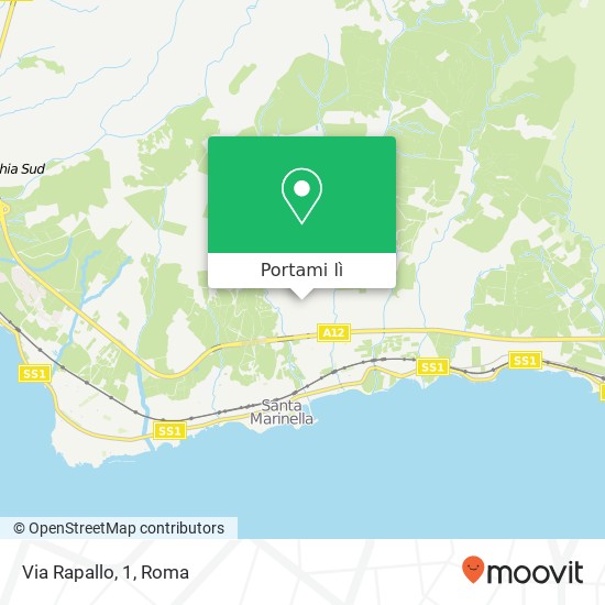 Mappa Via Rapallo, 1