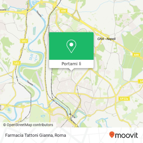 Mappa Farmacia Tattoni Gianna