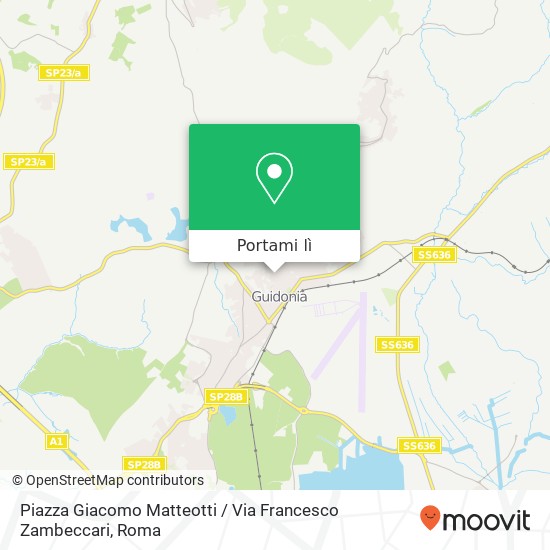 Mappa Piazza Giacomo Matteotti / Via Francesco Zambeccari