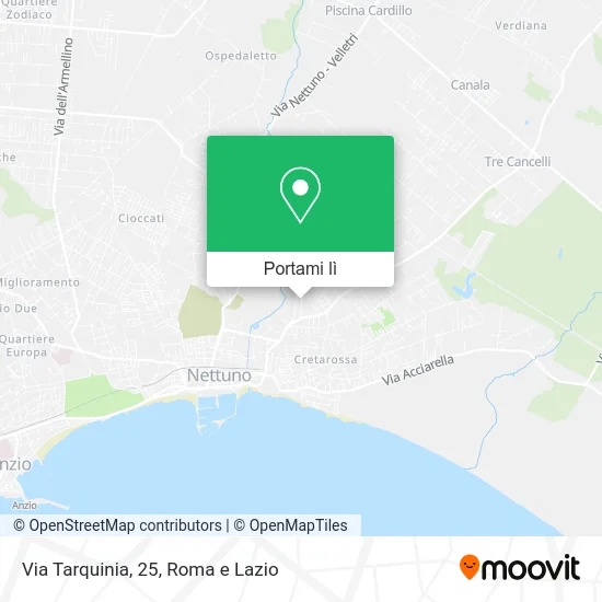 Mappa Via Tarquinia, 25