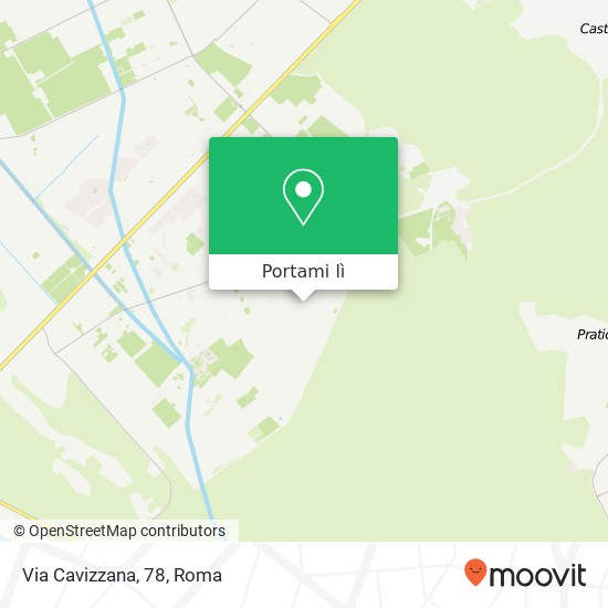 Mappa Via Cavizzana, 78