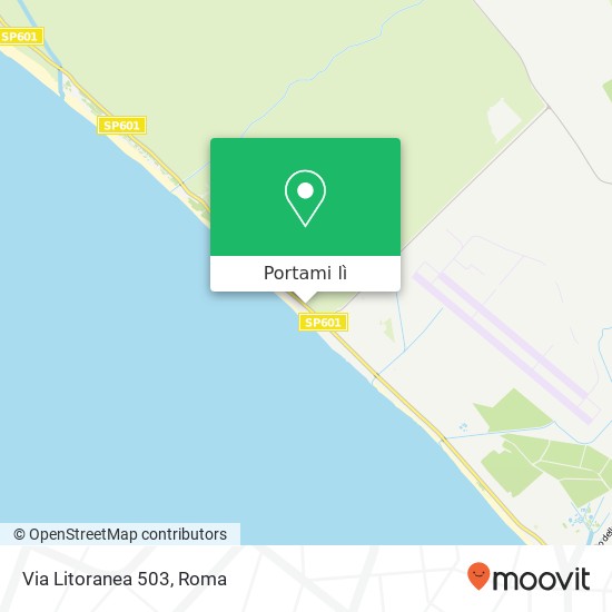 Mappa Via Litoranea 503