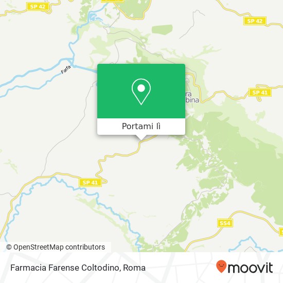 Mappa Farmacia Farense Coltodino