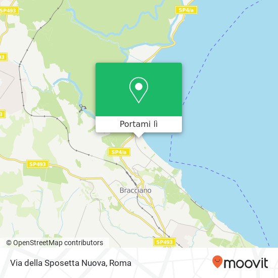 Mappa Via della Sposetta Nuova