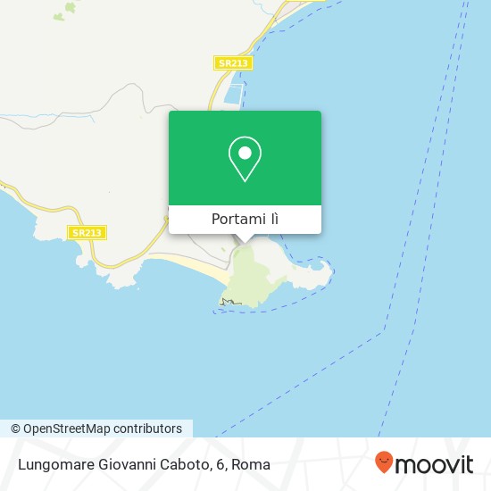 Mappa Lungomare Giovanni Caboto, 6