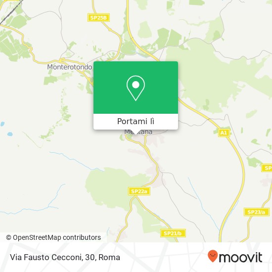 Mappa Via Fausto Cecconi, 30