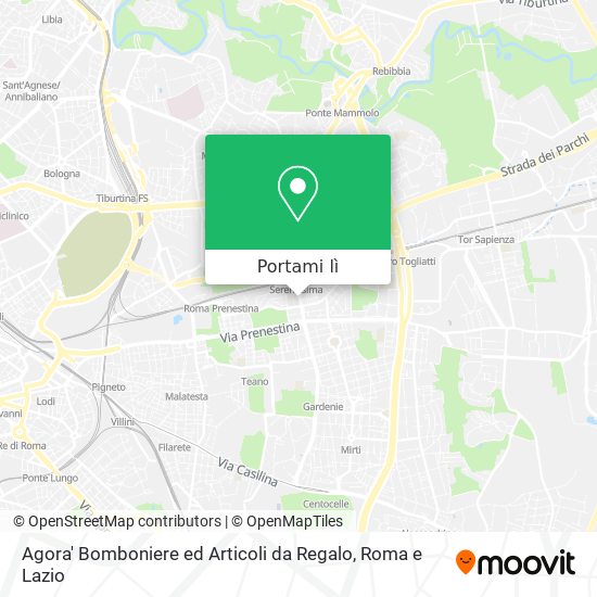 Mappa Agora' Bomboniere ed Articoli da Regalo