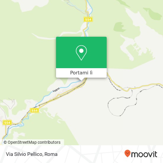Mappa Via Silvio Pellico
